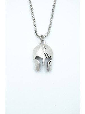 Had Safha Accessories Gladyatör Miğfer Örme Zincir Kolye