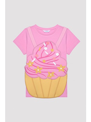 Penti Kız Çocuk Cupcake Çok Renkli  Pijama Seti