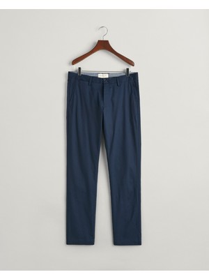 Gant Erkek Lacivert Slim Fit Pantolon 1505280.410