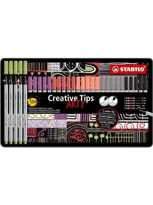 Stabilo Creative Tips Arty Pastel 30'lu Boyama Seti