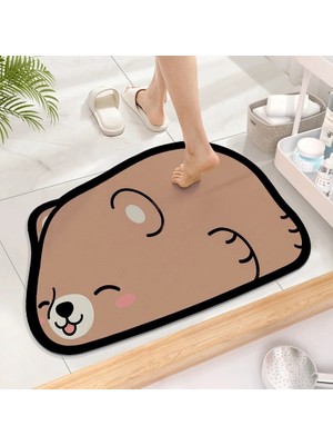 Shenzhen Xin Xin Şirin Diatom Süper Emici Banyo Mat Cartoonjee - Slip Quick - Bath Mat Mat Kat Mat (Yurt Dışından)