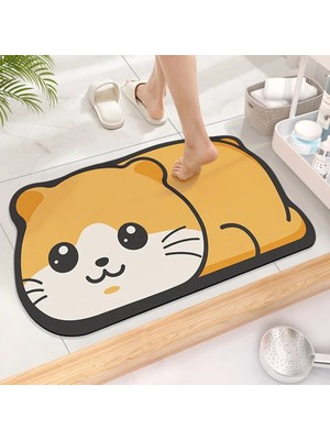 Shenzhen Xin Xin Şirin Diatom Süper Emici Banyo Mat Cartoonjee - Slip Quick - Bath Mat Mat Kat Mat (Yurt Dışından)