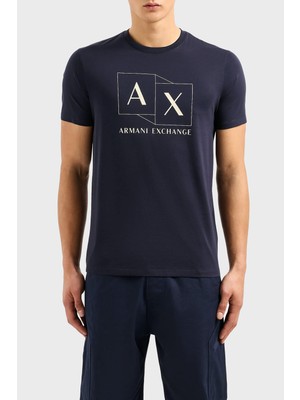 Armani Exchange Pamuklu Regular Fit Bisiklet Yaka T Shirt Erkek T Shirt 3dztad ZJ9AZ 15CX