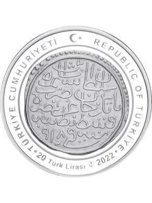 AgaKulche 1.selim 2022 1 Ons 31.10 Gram Gümüş Sikke Coin (925)