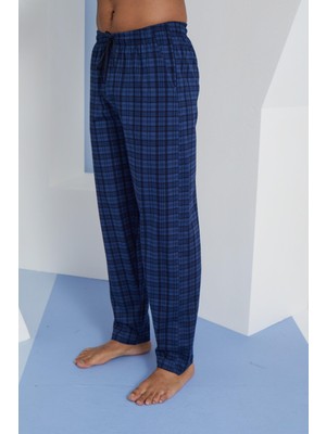 Kly Erkek Ekose Pijama Alt  Pamuk 194