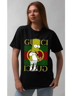 Bu Tshirt Simpsons - Bart Simpson' Temalı Oversize Street Wear Unisex Tişört.