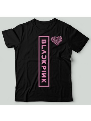 Bu Tshirt Black Pink - World Tour' Temalı Oversize Street Wear Unisex Tişört.