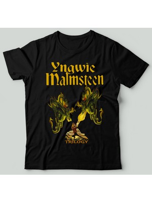 Bu Tshirt Malmsteen - Trilogy' Temalı Oversize Street Wear Unisex Tişört.