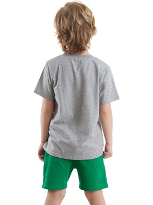 Denokids Croco Erkek Çocuk T-Shirt Şort Takım