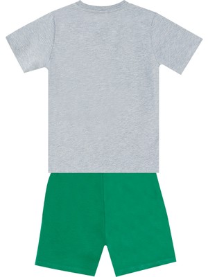 Denokids Croco Erkek Çocuk T-Shirt Şort Takım