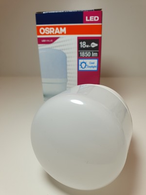 Osram LED Value 18 Watt E27 Duylu 6500KELVIN Beyaz Işık  1850 Lumen