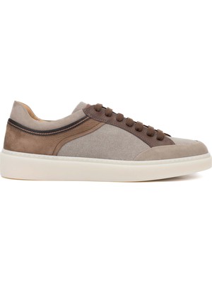 Redwood Erkek Deri & Tekstil Taupe Sneakers & Spor Ayakkabı 1022 16486 Erk Ayk Y24 Taupe