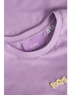 Jjxx Jxpriya Kadın Mor T-Shirt 12251997-LILACBREEZE