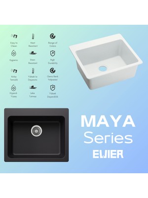 Evier Granit Evye Maya Series