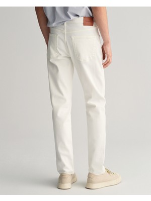 Gant Erkek Krem Slim Fit Jean 1000303.113