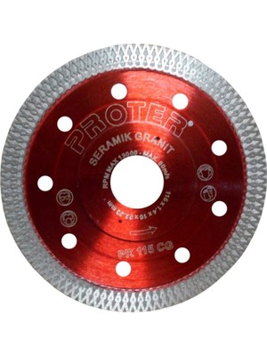 Proter Pr 115CG Süper Ince Hassas Kesim Turbo Elmas Testere
