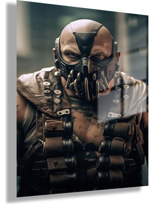 Gaagart Temperli Gerçek Cam Tablo Film Karakteri Bane Portresi