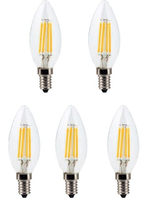 Osram Ledvalue 4W (40W) LED Rustik Mum Ampul Sarı 2700K ( 5 Adet )