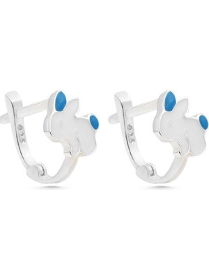 Serra Jewels Gümüş Tavşan Çocuk Küpesi