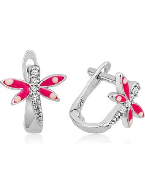 Serra Jewels Gümüş Yusufçuk Çocuk Küpesi