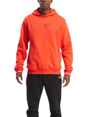 Reebok Classics Uniform Erkek Turuncu Kapüşonlu Sweatshirt