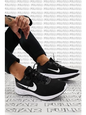 Nike Revolution 6 N N Walk Running Shoes Black Erkek Yürüyüş Koşu Ayakkabısı Siyah