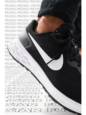 Nike Revolution 6 N N Walk Running Shoes Black Erkek Yürüyüş Koşu Ayakkabısı Siyah