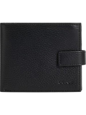 Louisiana Polo Grande Hakiki Deri Erkek Cüzdan Siyah 3103