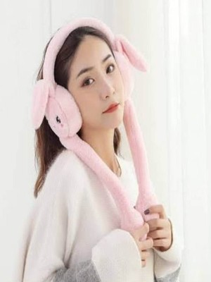 Gena Moda Oynar Kulaklı,sesli Peluş Tavşan Kulaklık