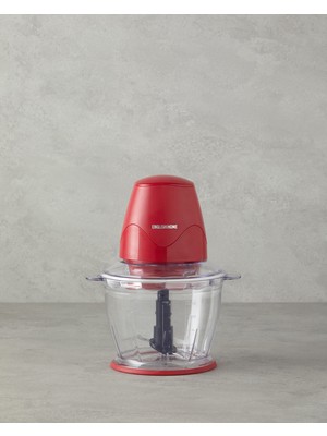 English Home Dgr 3001 Kırmızı Plastik Doğrayıcı 1000 ml Kesme ve Doğrama Fonksiyonu