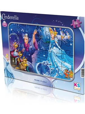 KS Games Cinderella Frame Puzzle 24'Lü CRL-704