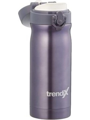 Trendix Çelik İçli Termos Matara 350 ml - Koyu Gri