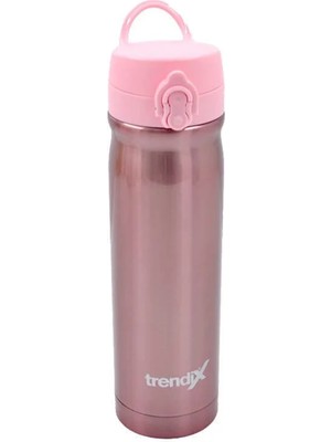 Trendix Çelik İçli Termos Matara 350 ml - Pastel Pembe