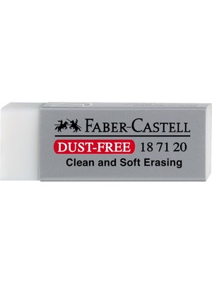 Faber Castell Dust-Free 18 71 20 Büyük Silgi - Beyaz