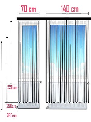 DT Home Çizgi Sarı Yıldız Çocuk Odası 2 Kanat Fon Perde