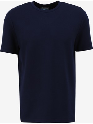 Discovery Expedition Lacivert Erkek Bisiklet Yaka Loose Fit T-Shirt D4Sm-Tst3277