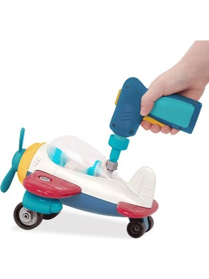 Wonder Wheels Tak Çıkar Uçak Renkli 27 Parça Oyuncak Araba 40 x 18 x 27 cm Sağlam Malzeme