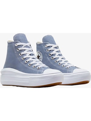 Converse Chuck Taylor All Star Move Kadın Mavi Sneaker A06500C