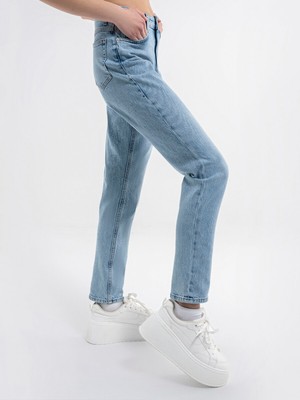 Loft Mom Slim Fit Kadın Pantolon