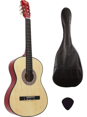Jwin CG-3802 Klasik Gitar 100 cm Ihlamur Kapaklı Başlangıç Düzeyi Kılıf ve Pena Hediyeli