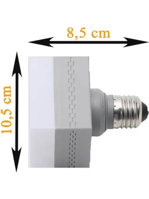 ZMR Zmr 117/G 20W Kare LED Ampul 6500K Beyaz Işık Jumbo Torch Lamba