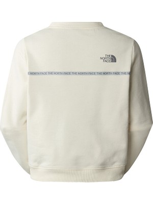 The North Face W Zumu Crew Kadın Günlük Sweatshirt NF0A87DHQLI1 Beyaz