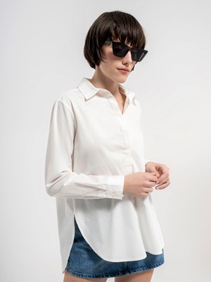 Loft Loose Fit Kadın Gömlek U.kol