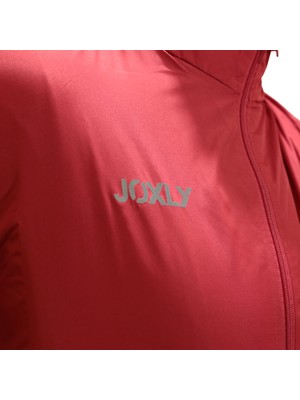 Joxly Unisex Kapüşonlu Kırmızı Yağmurluk