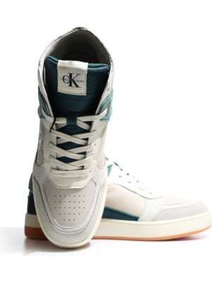 Calvin Klein Erkek Calvin Klein Basket Cupsole Mid Sneakers YM0YM00883