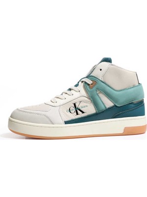 Calvin Klein Erkek Calvin Klein Basket Cupsole Mid Sneakers YM0YM00883