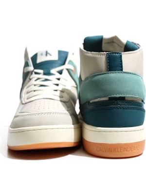 Calvin Klein Erkek Calvin Klein Basket Cupsole Mid Sneakers YM0YM00883