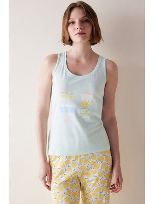 Lemonade Sarı Pantolon Pijama Takımı