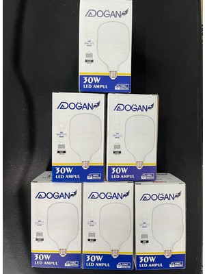 A Doğan 30W Beyaz Torch Ampul  5li Paket