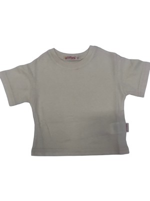 Tiffany Tekstil Tiffany T-Shirt Basic Süprem Bej